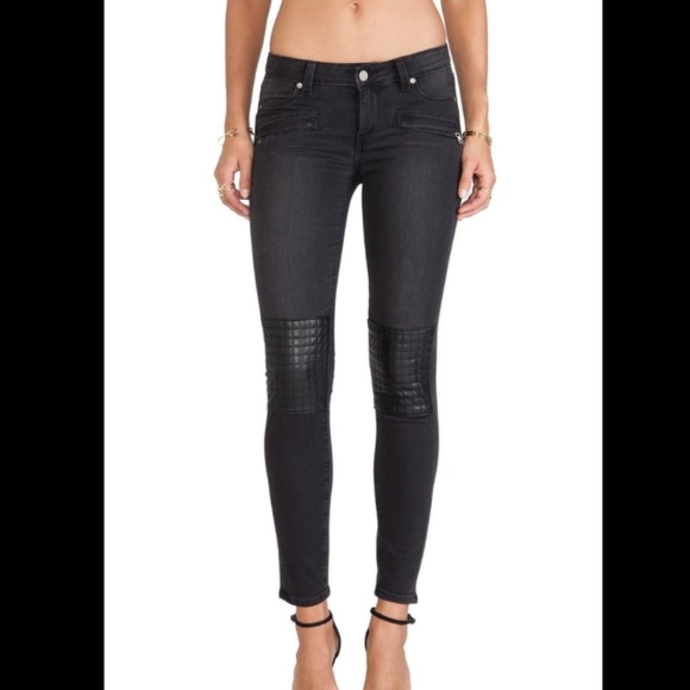 Paige Denim Harlem Ultra Skinny Moscow No Whiskers Size 27